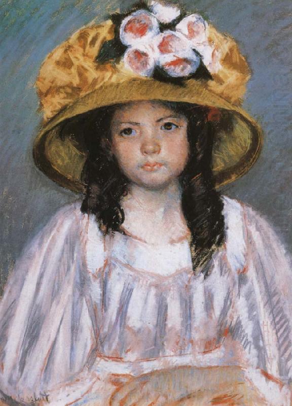 Fillette au Grand Chapeau, Mary Cassatt